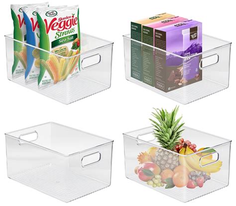 walmart storage bins clear